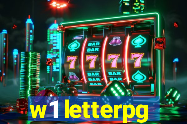 w1 letterpg